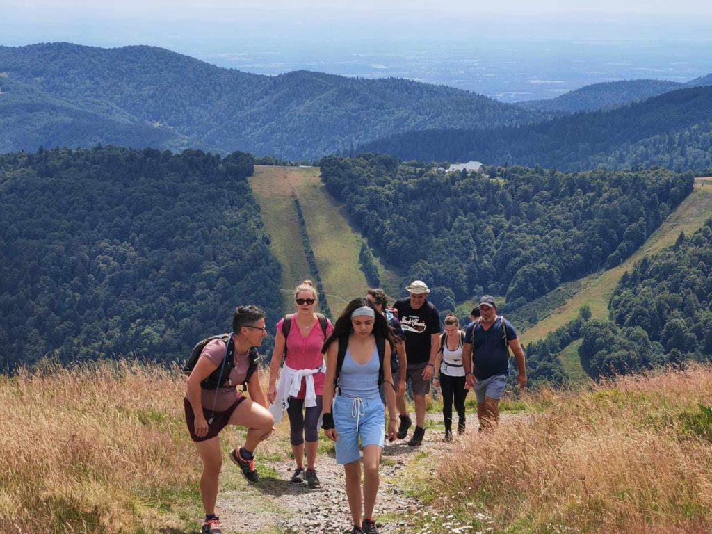 Randonnée sur les hauteurs des vosges du sud